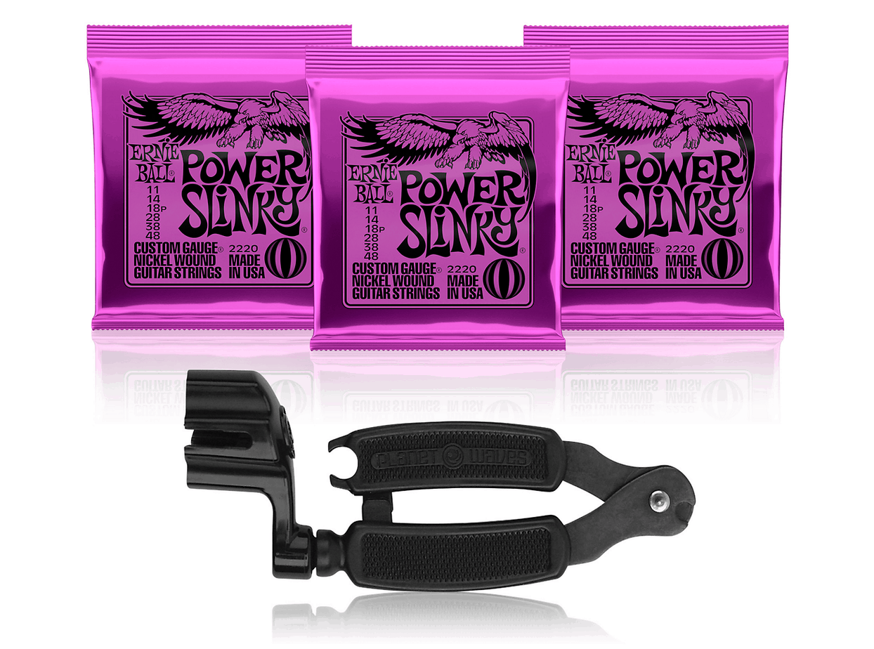 Ernie Ball 2220 Electric Guitar Strings 3-Pack | Musician's Friend