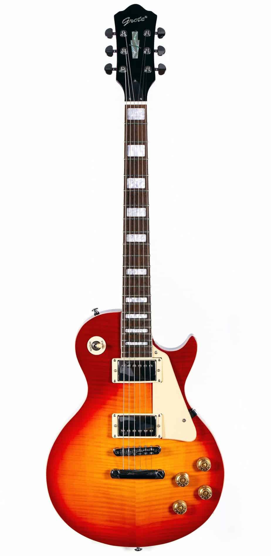 grote lp style guitar