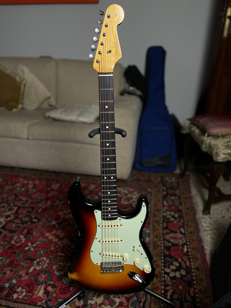 my jazz setup Fender Stratocaster 1963