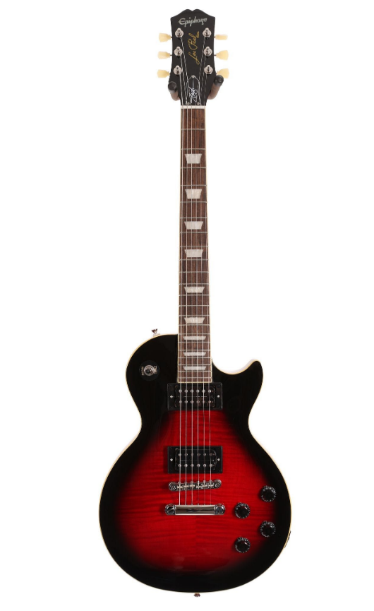 EPIPHONE SLASH LES PAUL STANDARD IN VERMILLION BURST