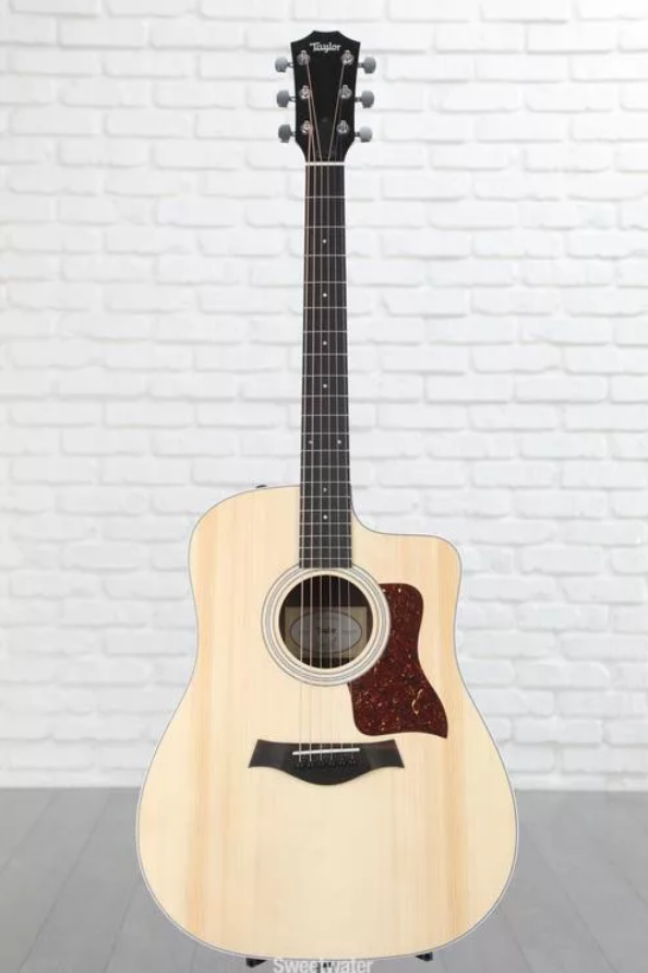 Taylor 210ce Acoustic-Electric Guitar - Natural