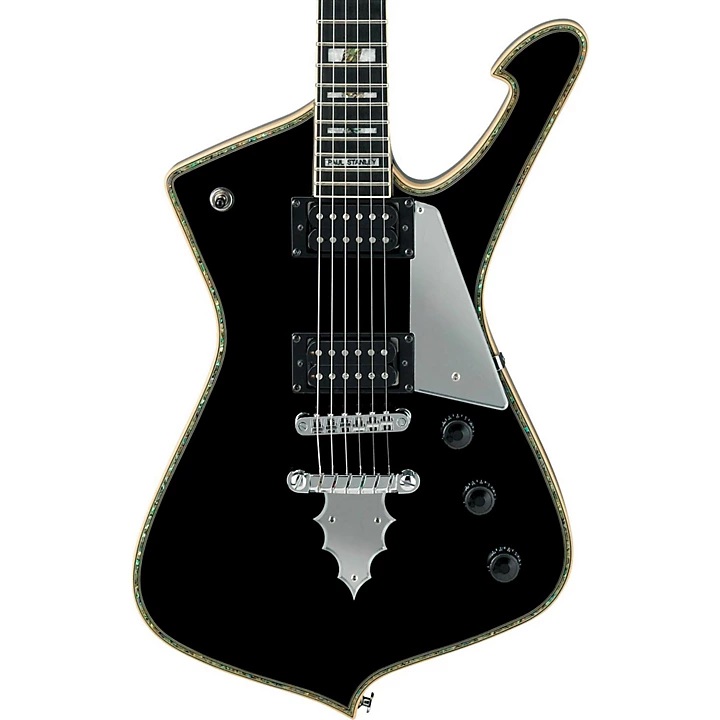 Ibanez PS Series PS120 Paul Stanley Signature Electric Guitar Gloss Black | Guitar Center