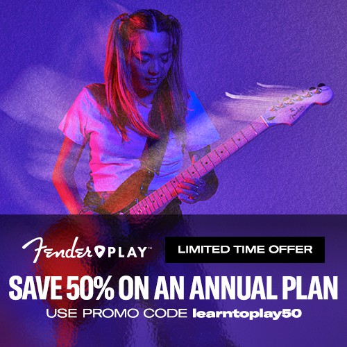 Strum to Success: Get 50% Off Fender Play’s Annual Plan