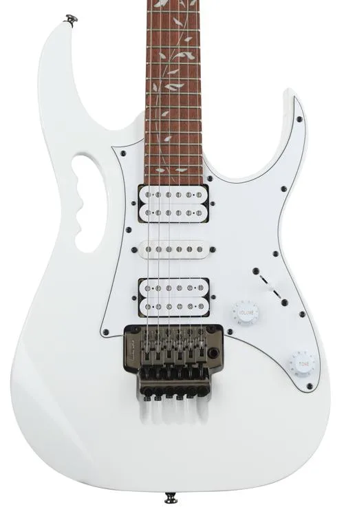 Ibanez Steve Vai Signature JEMJR – White | Sweetwater