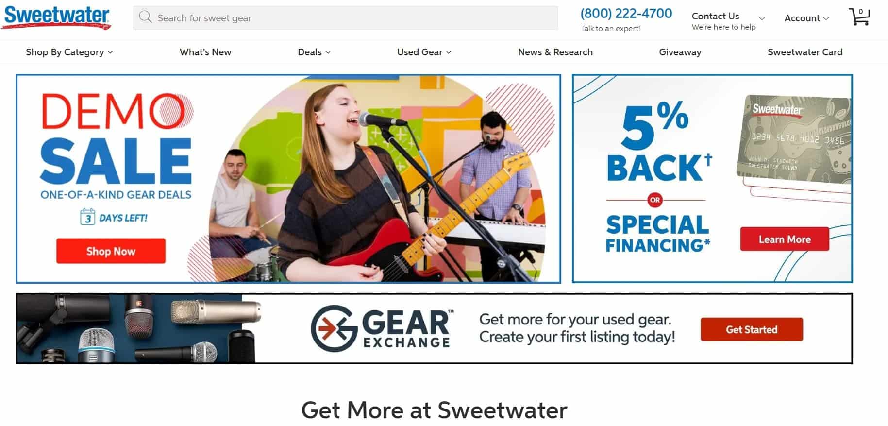 sweetwater website