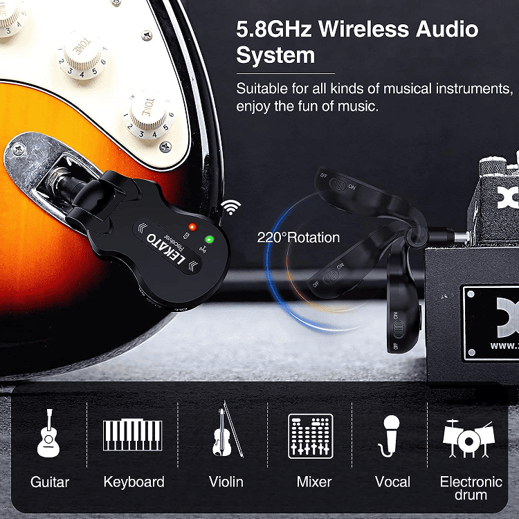 Best wireless guitar system deals under 100